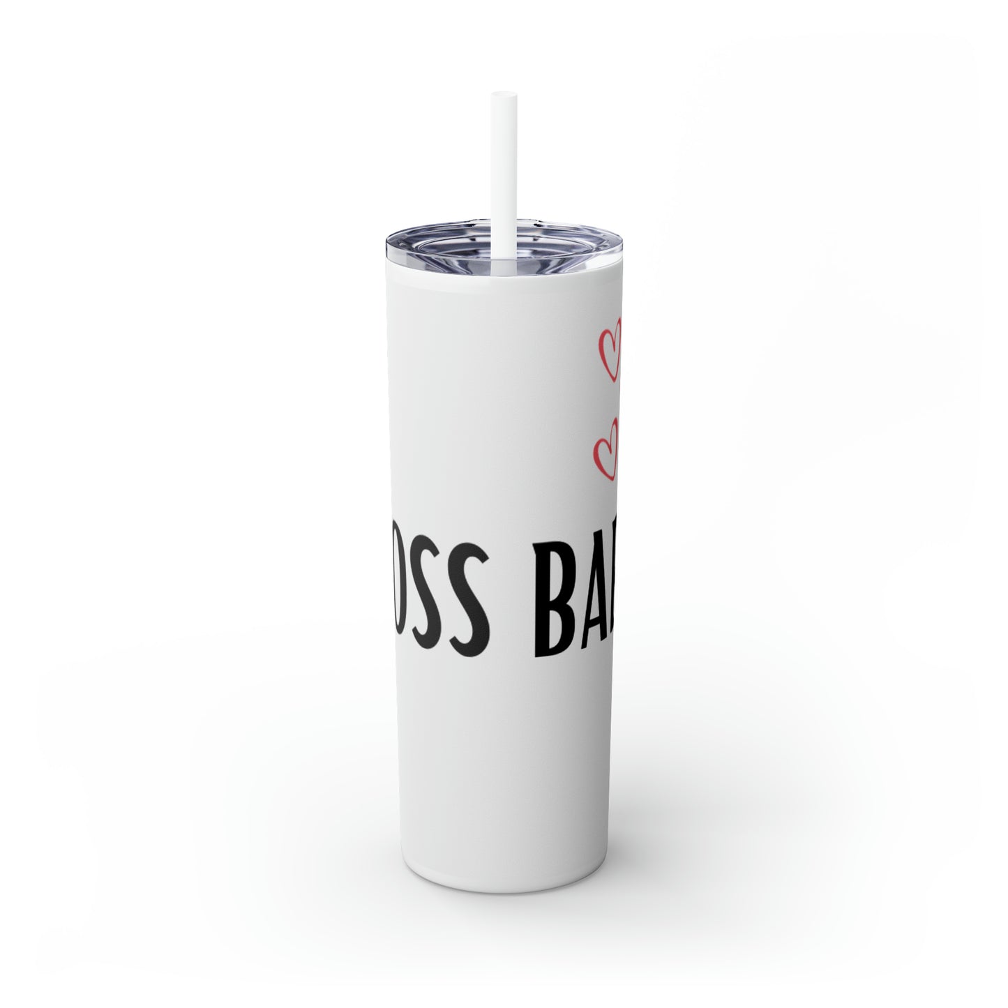 Skinny Tumbler with Straw, 20oz